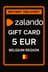 بطاقة هدايا 5 يورو (بلجيكا) - Zalando 