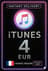 iTunes Gift Card FR €4