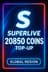 SuperLive 20.850 Coins Top-Up (Global)