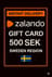Zalando Gift Card - 500 SEK (SE)
