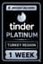 Tinder Platinum - 1 Week