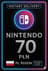 Nintendo eShop Dárková karta - 70 PLN