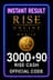 Rise Online World Mobile 3000 + 90 Rise Cash