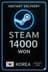 Steam Wallet Code Korea 14000 WON