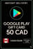 Google Play Gift Card - Canada 50 CAD