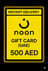 눈 기프트 카드 (UAE) - 500 AED