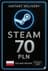 Steam Wallet 70 PLN - (Pologne)