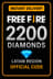 Código de 2200 Diamantes Free Fire (LATAM)
