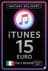 iTunes белек картасы 15 € IT