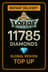 Lords Mobile 11785 Diamonds Top Up
