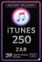 iTunes Gift Card 250 ZAR ZA