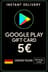 Google Play Gift Card - Germany 5 € DE