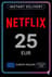 Netflix Gift Card 25 Euro