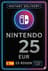 Nintendo eShop Card - 25€ (Spagna)