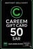 Kartu Hadiah Careem - 50 SAR (KSA)
