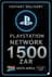 Playstation PSN Gjafakort 1500 ZAR ZA