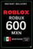 Roblox 600 MXN Game Card (MX)
