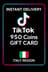 TikTok 950 Тыйын Подарок Картасы (Италия)