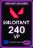Valorant Points - 240 VP (EU Server)
