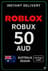 การ์ดเกม Roblox มูลค่า 50 AUD (AU)