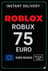 Roblox 75 Euro Подаречна Карта (ЕС)