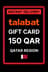 Talabat Ajándékutalvány Katar - 150 QAR