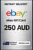 eBay Gift Card 250 AUD
