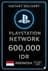 플레이스테이션 PSN 카드 600,000 Rp (ID)