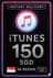 iTunes Gift Card 150 SGD
