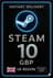 Steam Wallet Code 10 GBP
