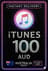 iTunes Gift Card AUD100