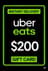 Κάρτα Δώρου Uber Eats - 200$
