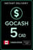 GoCash 5 CAD