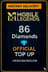 Mobile Legends - 86 Diamonds Top-Up (Ukraine)