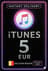 iTunes Gift Card 5 EUR BE