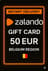 بطاقة هدية 50 يورو (بلجيكا) - Zalando 