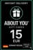 About You Geschenkkarte 15 EUR (DE)