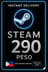 Steam Wallet Code 290 Peso PH