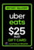 Uber Eats Hədiyyə Kartı - 25 AUD
