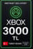 Xbox 3000 TL Hediye Kartı ( Türkiye )