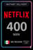 Netflix Gift Card 400 MXN
