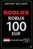 Roblox 100 EUR Game Card (NL)