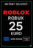 Roblox 25 Euro Spilkort (EU)