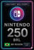 Nintendo eShop kaart - 250 BR
