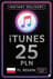 iTunes Gift Card 25 PLN