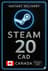 Steam Wallet Code CAD20