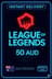 Carta regalo RP di League of Legends da 50 AUD