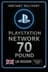 Playstation PSN Card 70 Pound