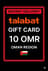 Talabat Ajándékutalvány Omán - 10 OMR