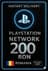 PSN քարտ Ռումինիա - 200 RON